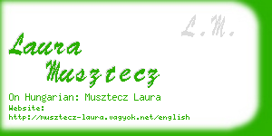 laura musztecz business card